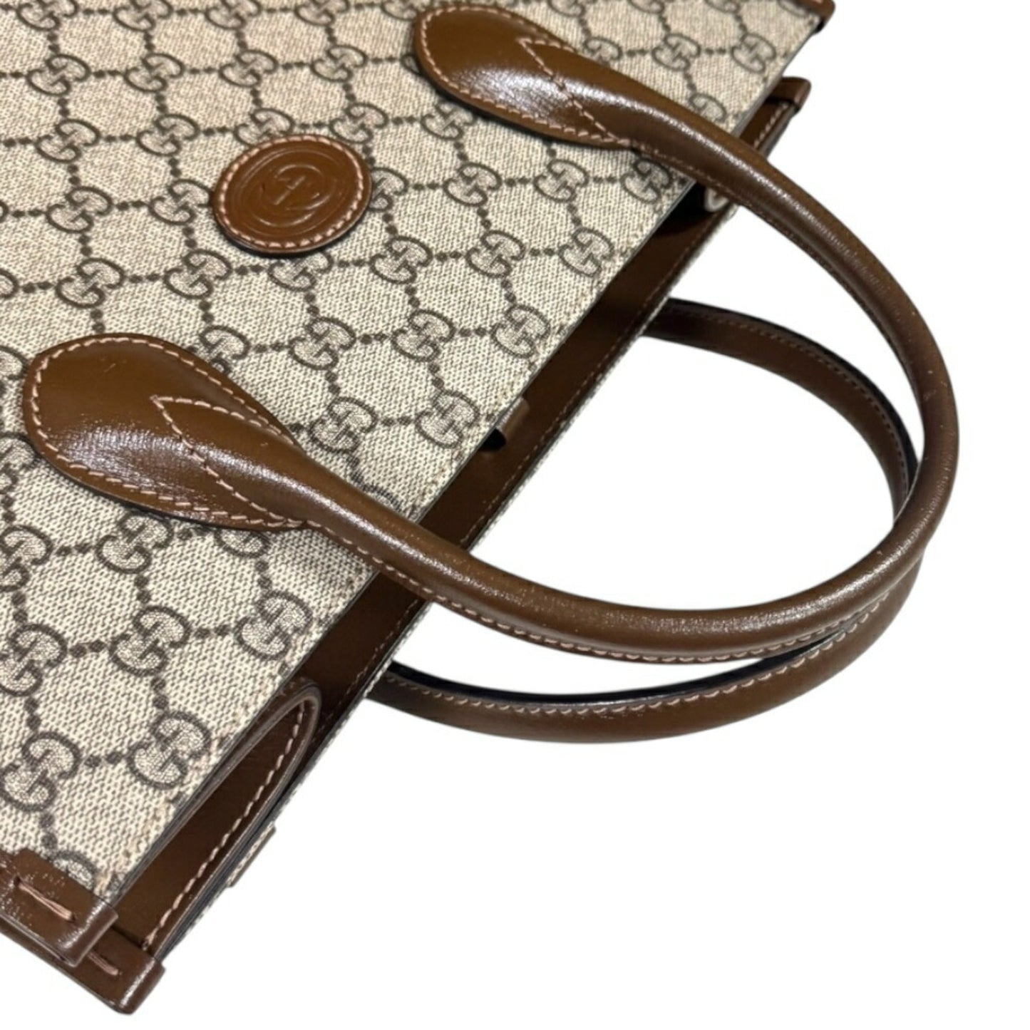 Gucci Beige Brown Gg Supreme Shoulder Bag ( )