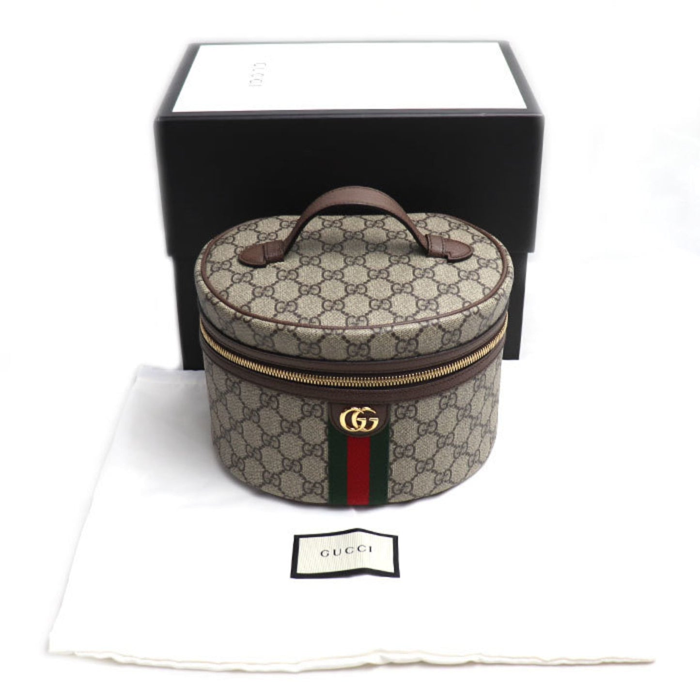 Gucci Beige Brown Gg Supreme Canvas Handbag ( )