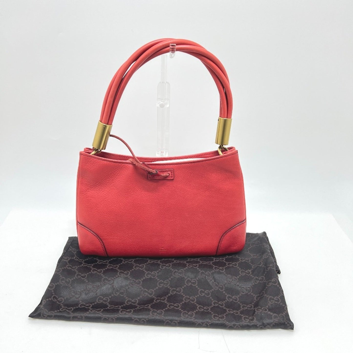 Gucci Red Color Leather Handbag ( )