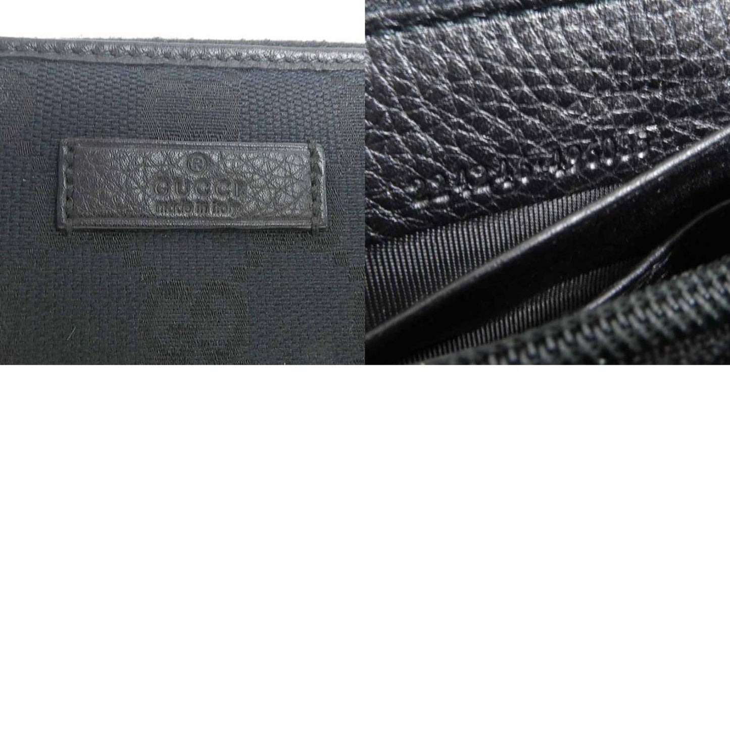 Gucci Black Gg Canvas Long Wallet (Bi-Fold) ( )