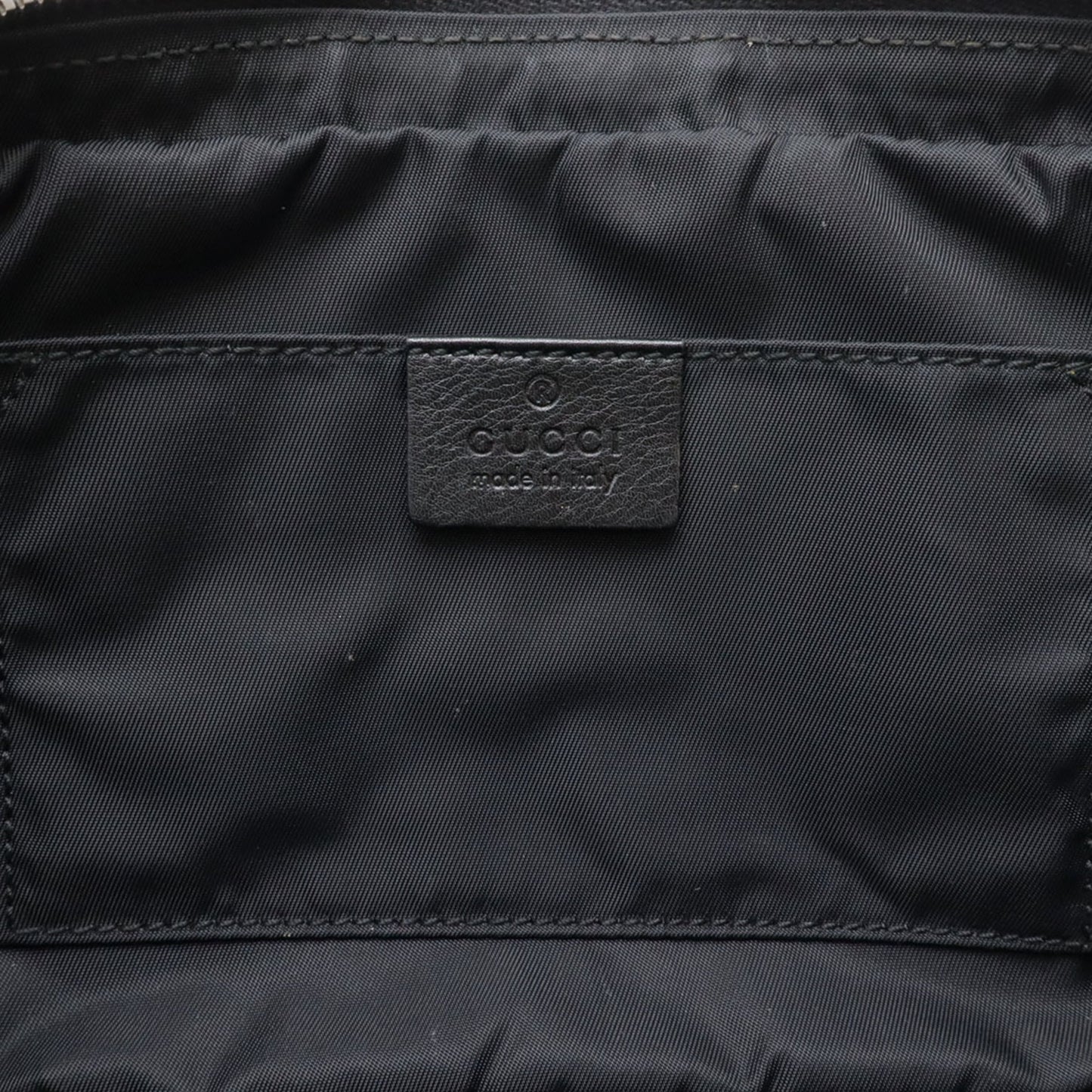 Gucci Black Nylon Canvas Leather Fanny Pack Pouch ( )