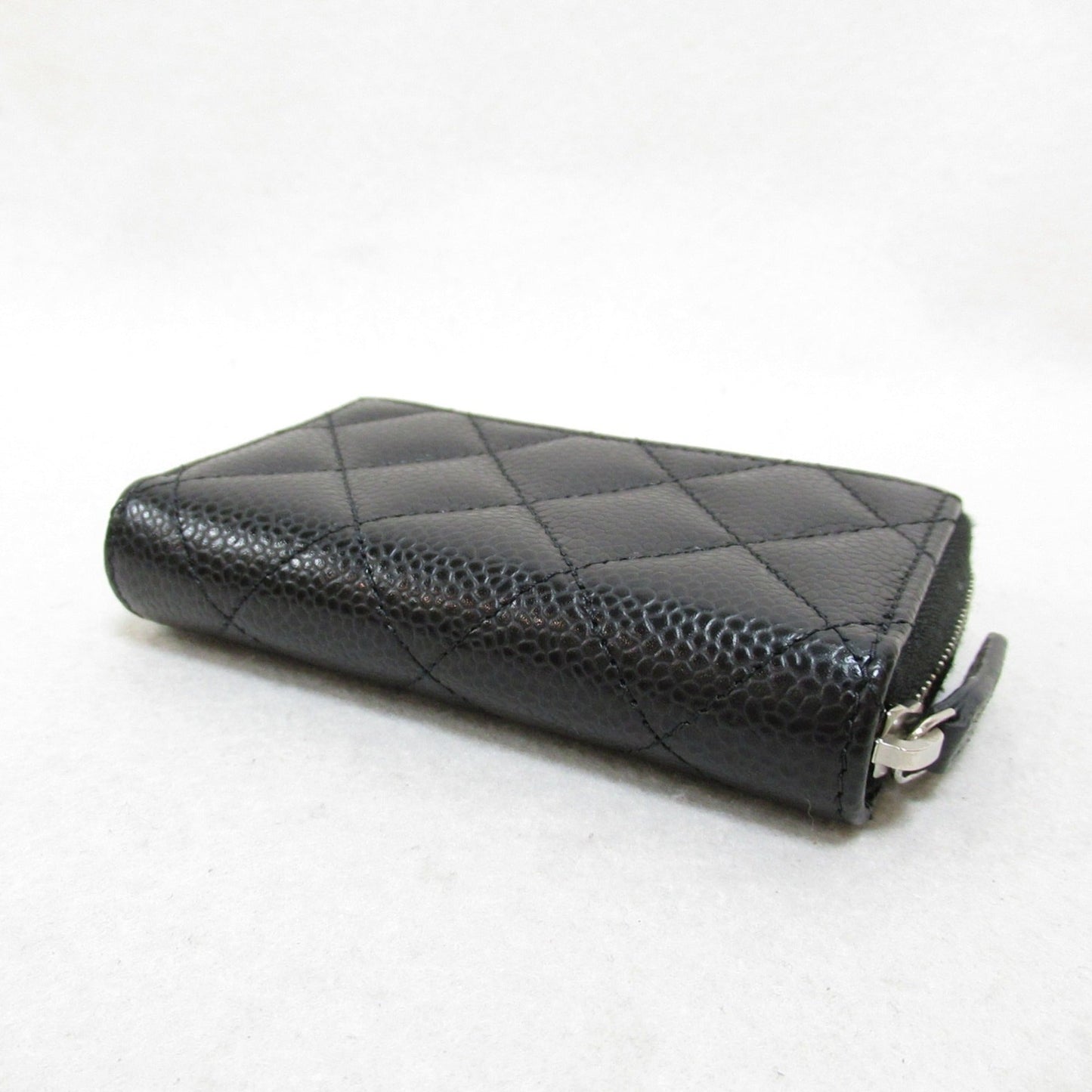 CHANEL coin purse Black Caviar Skin (Grained Calf)
