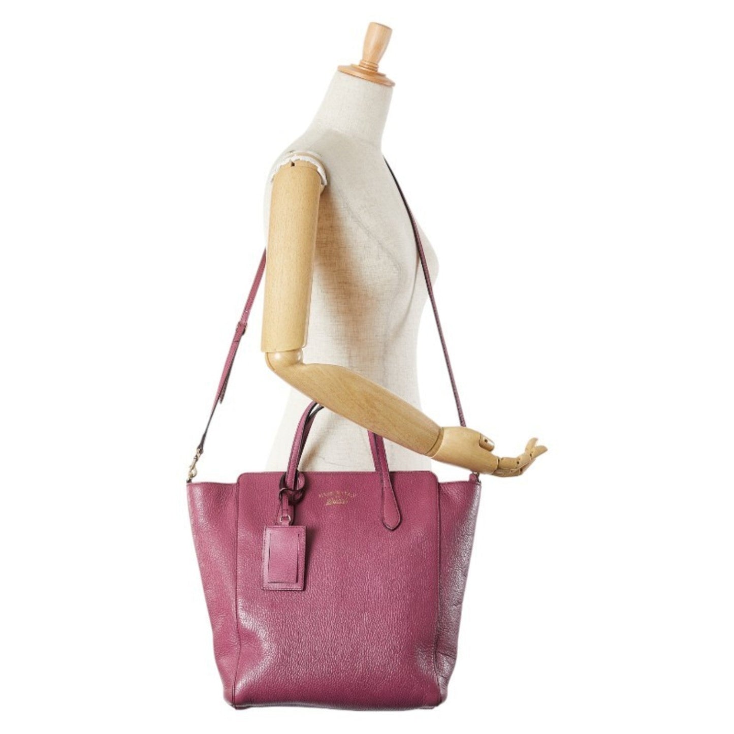 Gucci Purple Leather Handbag Shoulder Bag ( )