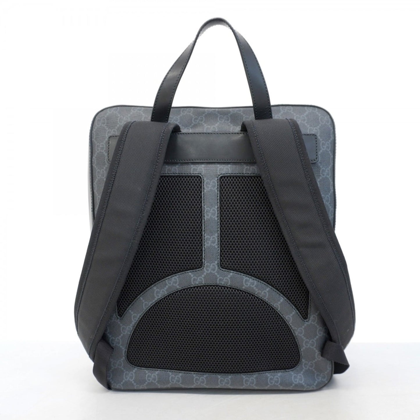 Gucci Black Gray Pvc Backpack ( )
