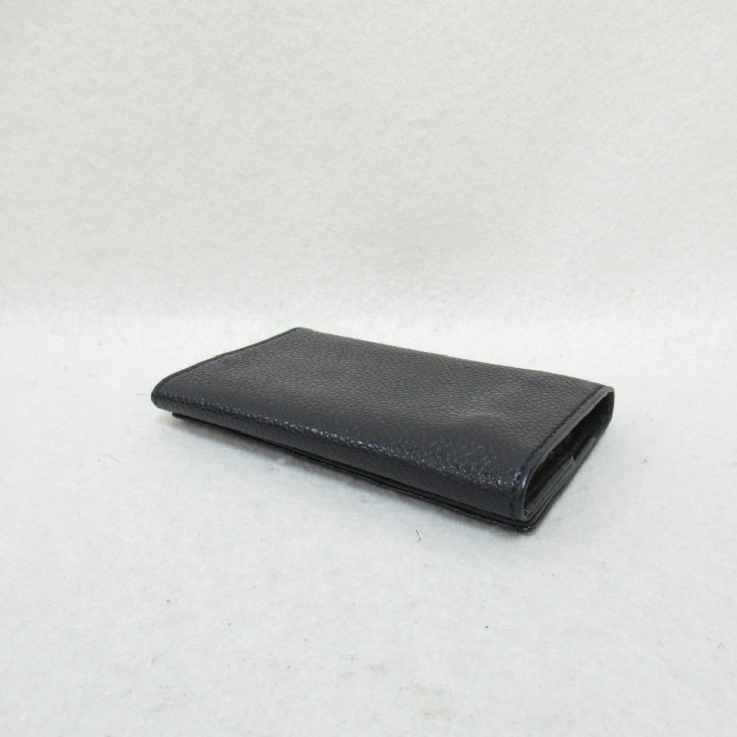 CHANEL 6 key holders Black Caviar Skin (Grained Calf) A01439