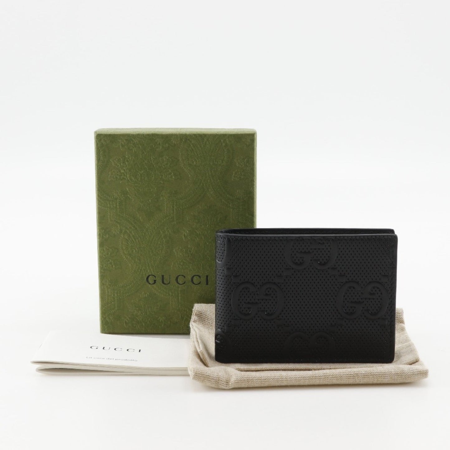 Gucci Black Leather Coin Purse/Coin Case ( )
