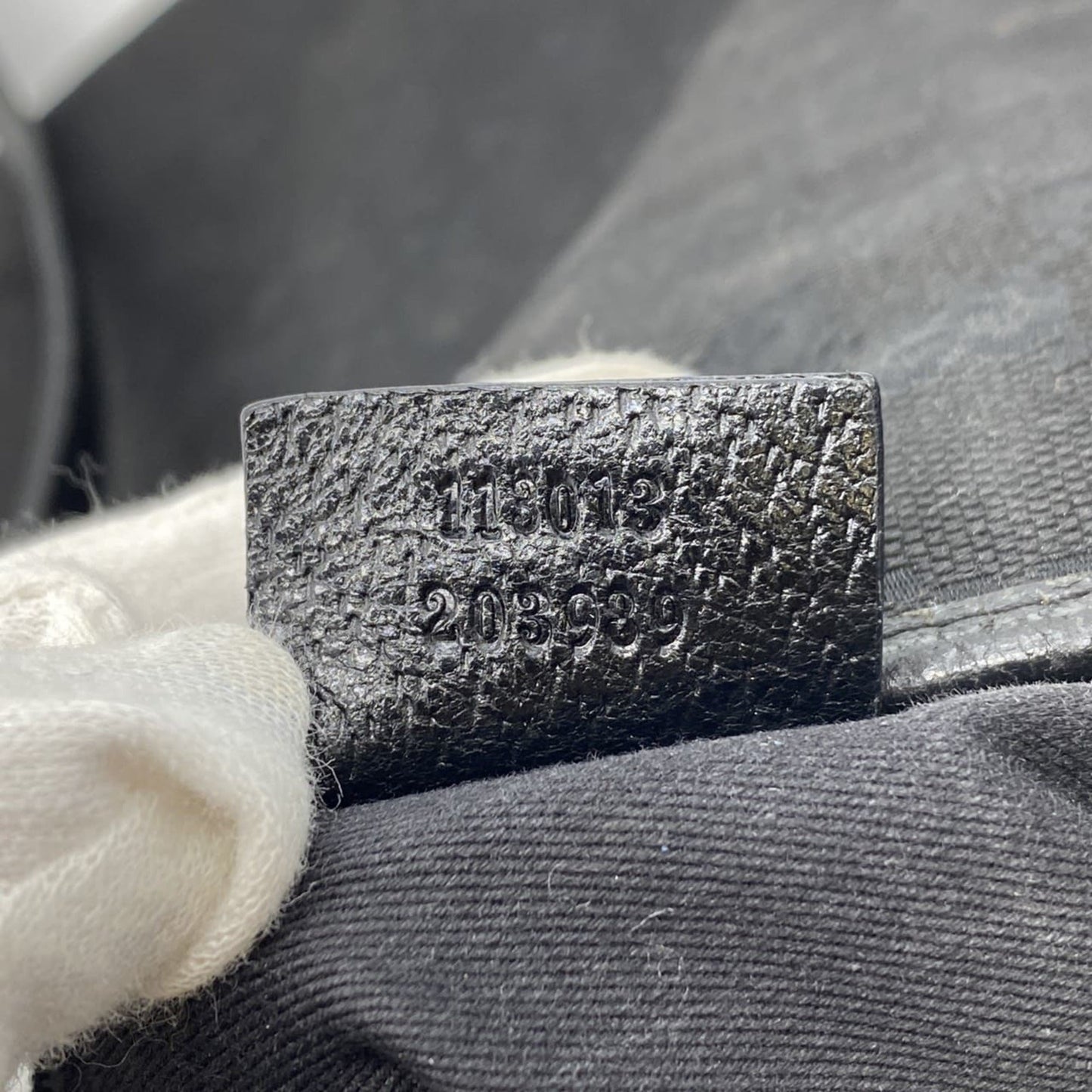 Gucci Black Gg Canvas Shoulder Bag ( )
