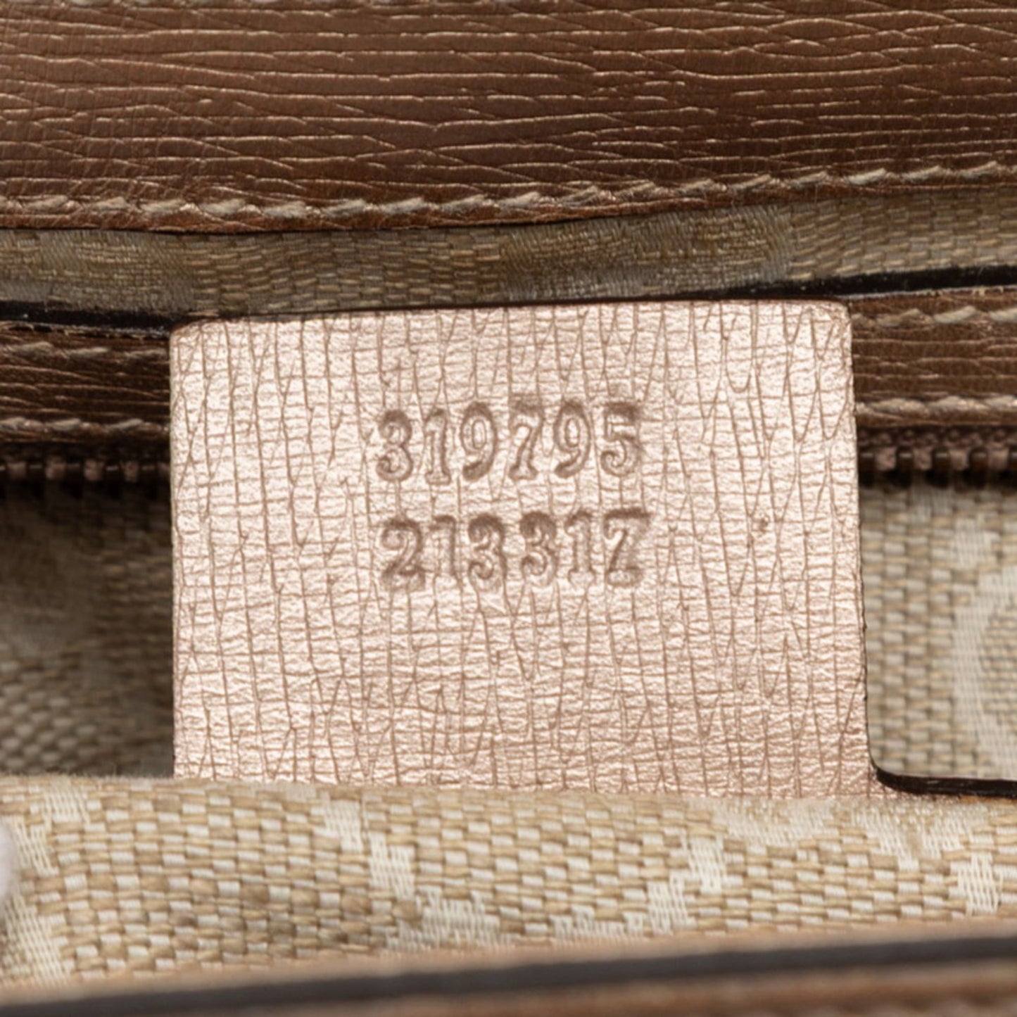 Gucci Pink Pink Beige Leather Shoulder Bag Tote Bag ( )
