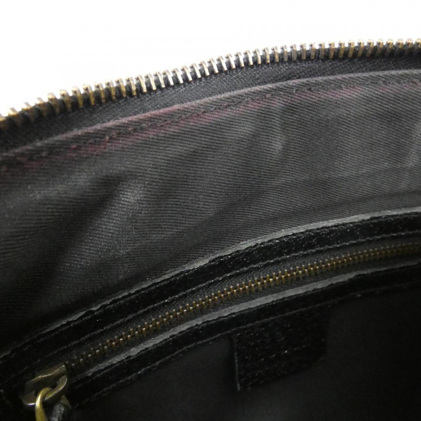 Gucci Black Gg Canvas Shoulder Bag ( )