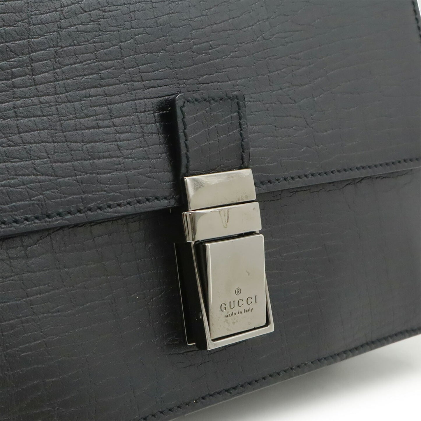 Gucci Black Leather Clutch Bag ( )