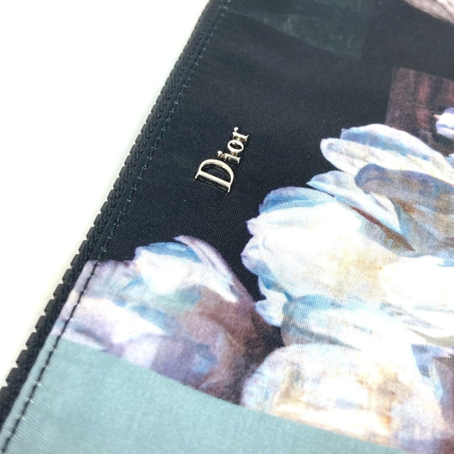 Christian Dior Black Multi-Color Nylon Clutch Bag ()