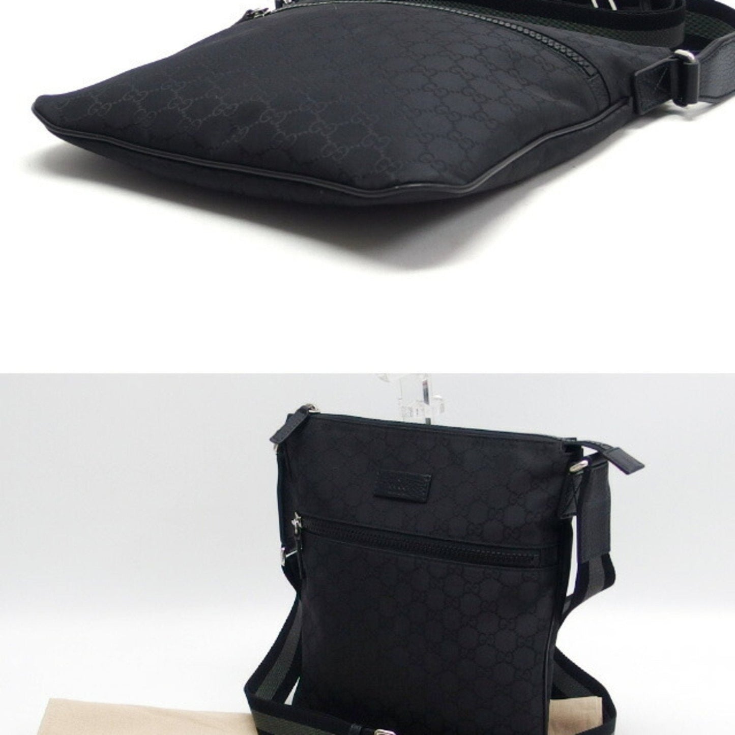 Gucci Black Nylon Shoulder Bag