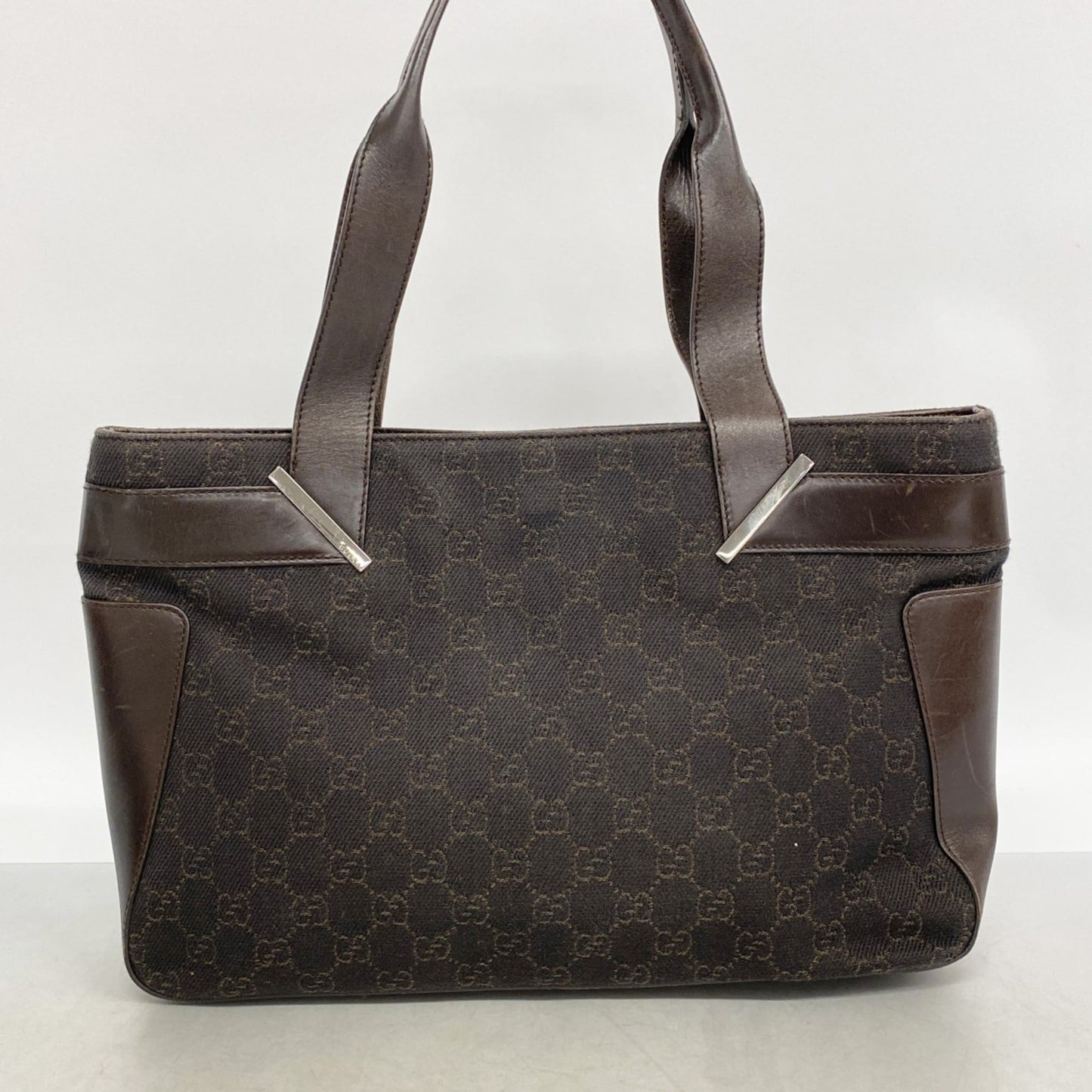 Gucci Brown Denim Tote Bag ( )