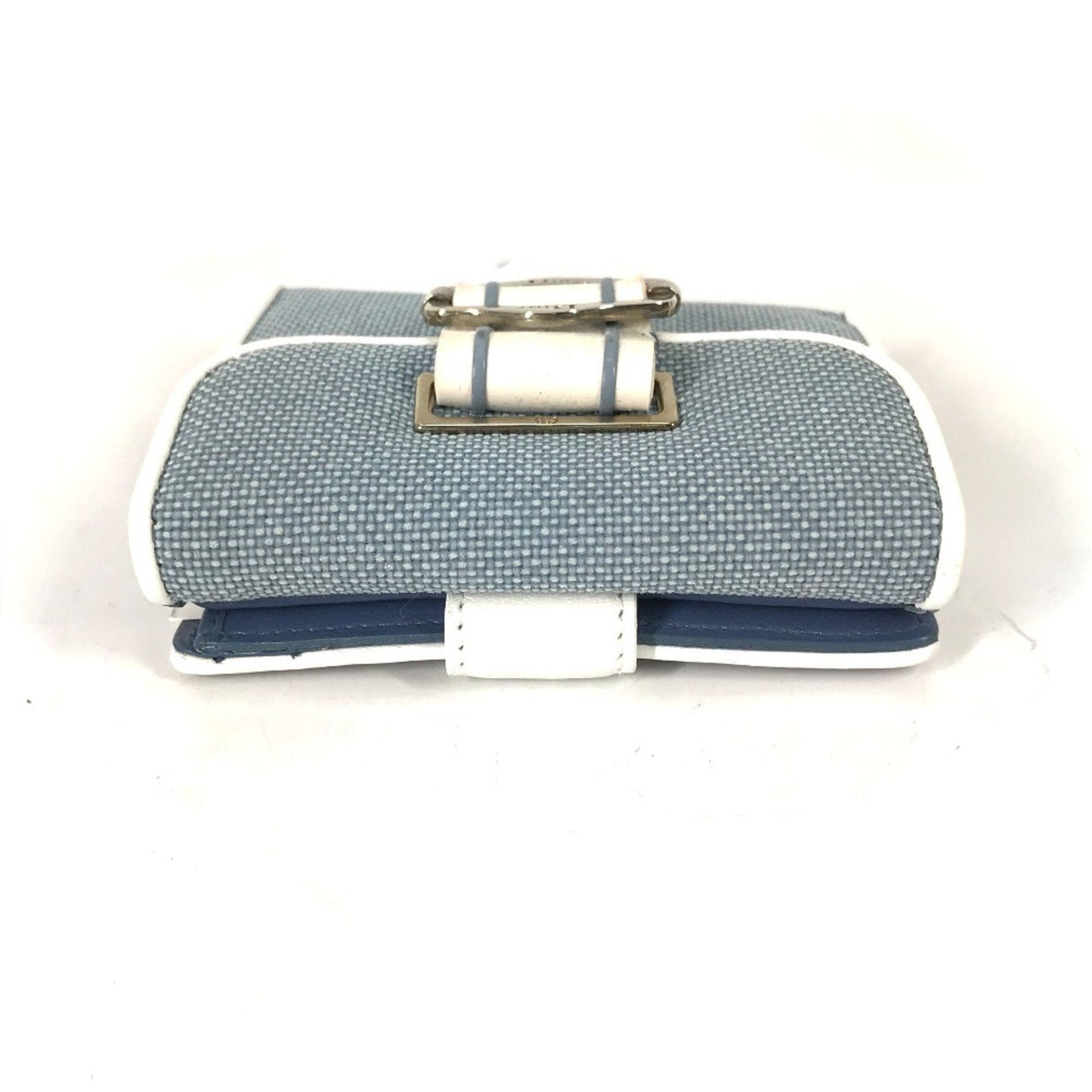 Christian Dior Blue Canvas Wallet (Bi-Fold) ()