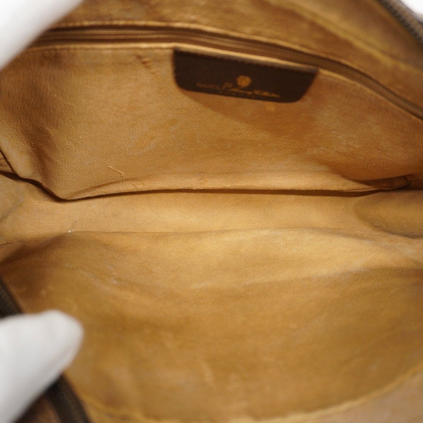 GUCCI Clutch Bag 89.01.044 Women's GG Supreme Clutch Bag Beige,Brown