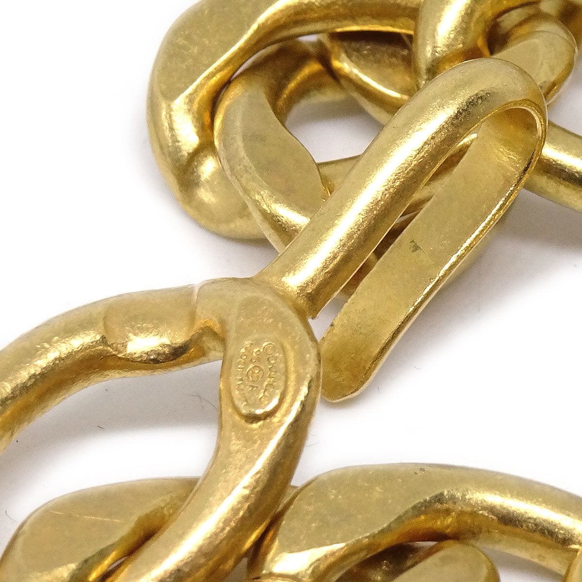 CHANEL 1995 Icon Chain Belt Gold 95A 56481