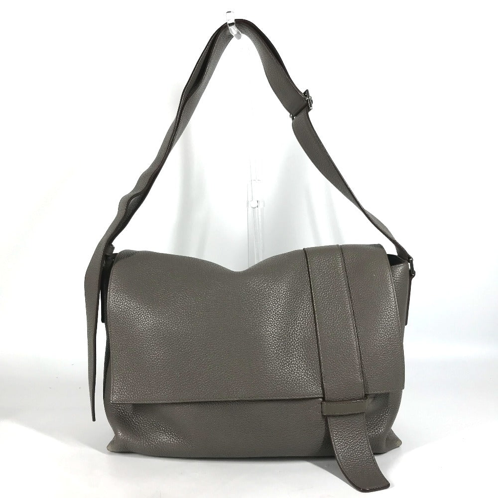 HERMES Shoulder Bag Taurillon Clemence gray Crossbody bag Sac Alfred 35 mens d
