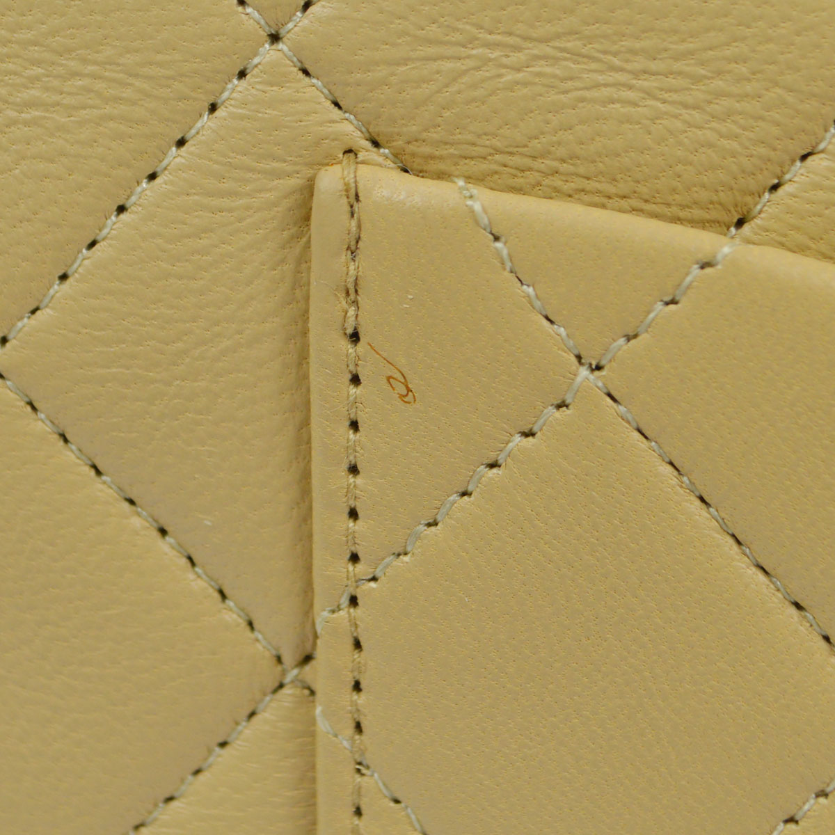 CHANEL 1989-1991 Classic Double Flap Small Beige Lambskin 56601
