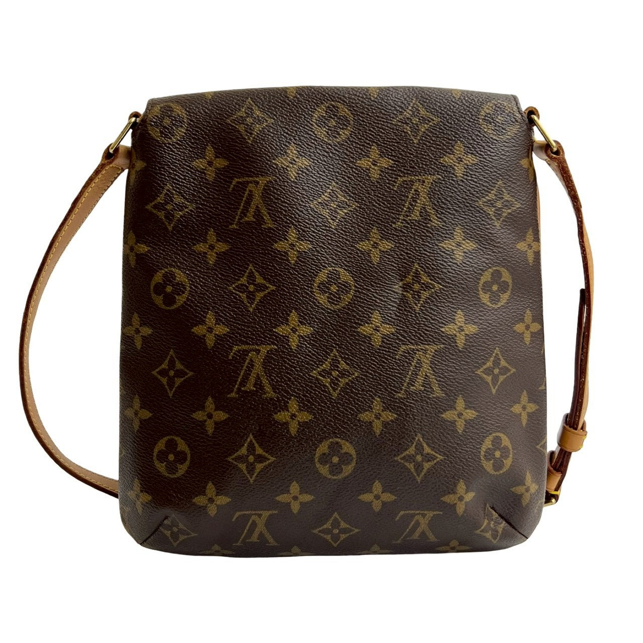 LOUIS VUITTON Shoulder Bag leather Brown Monogram M tte Salsa