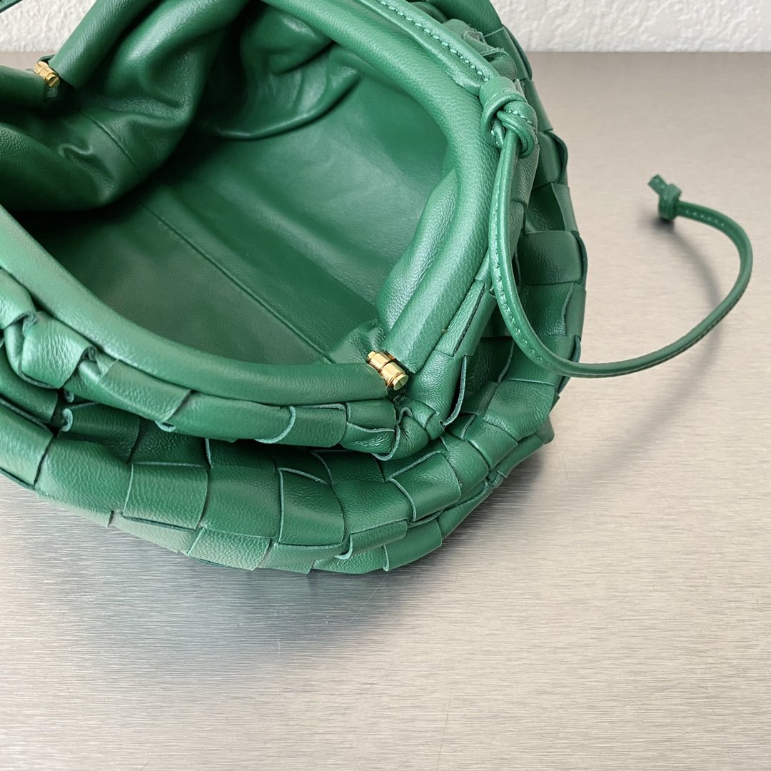 Top Quality Mini Pouch Green, For Women, Bags 8.6in/22cm
