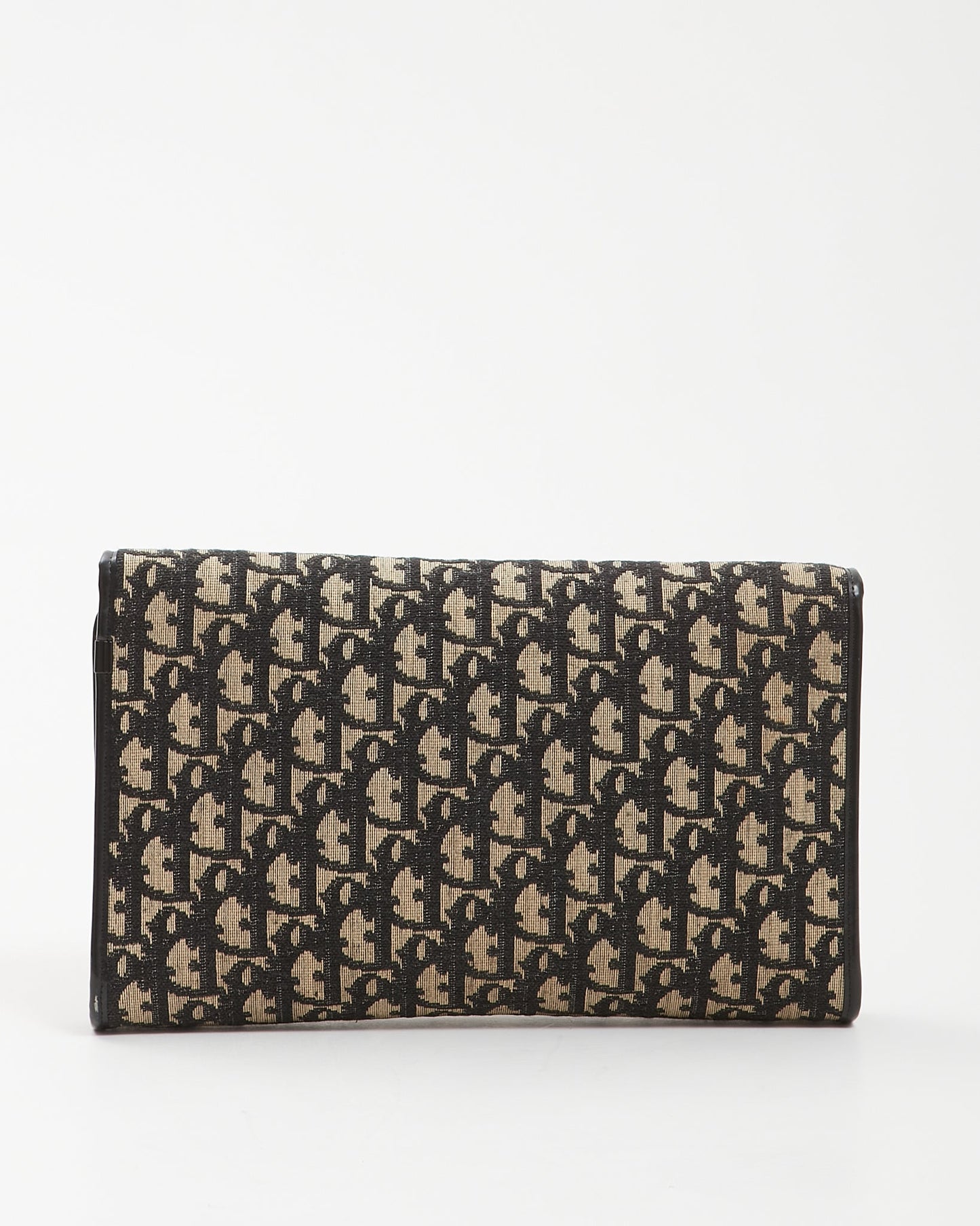 Dior Navy Trotter Chain Clutch