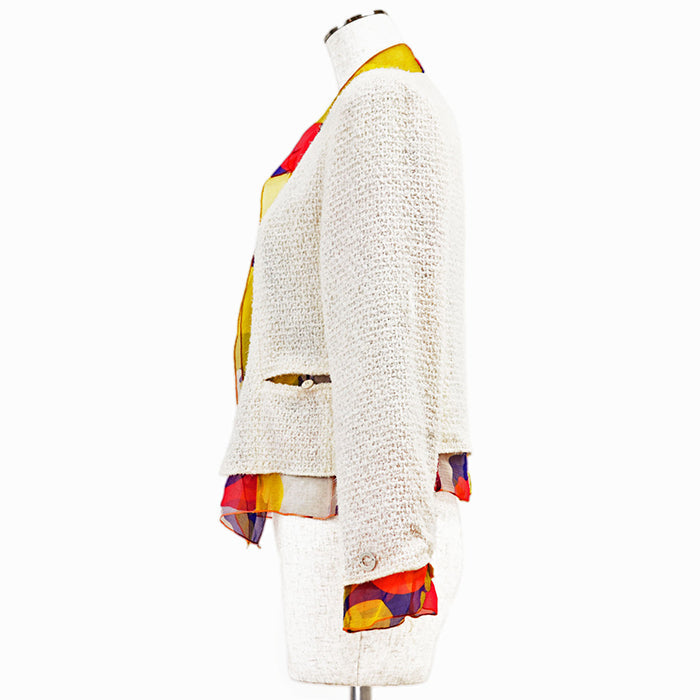 Chanel Tweed Silk Jacket
