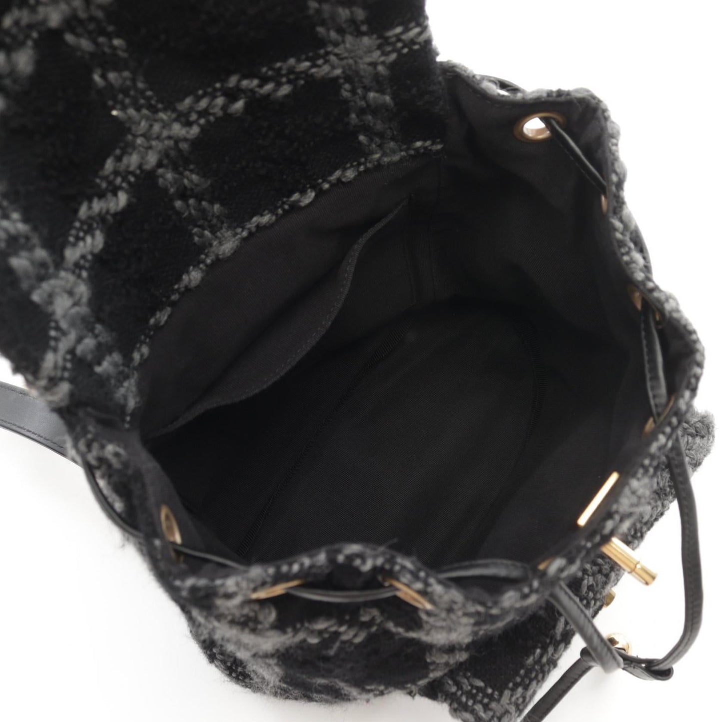 Chanel Coco Mark Fabric Backpack