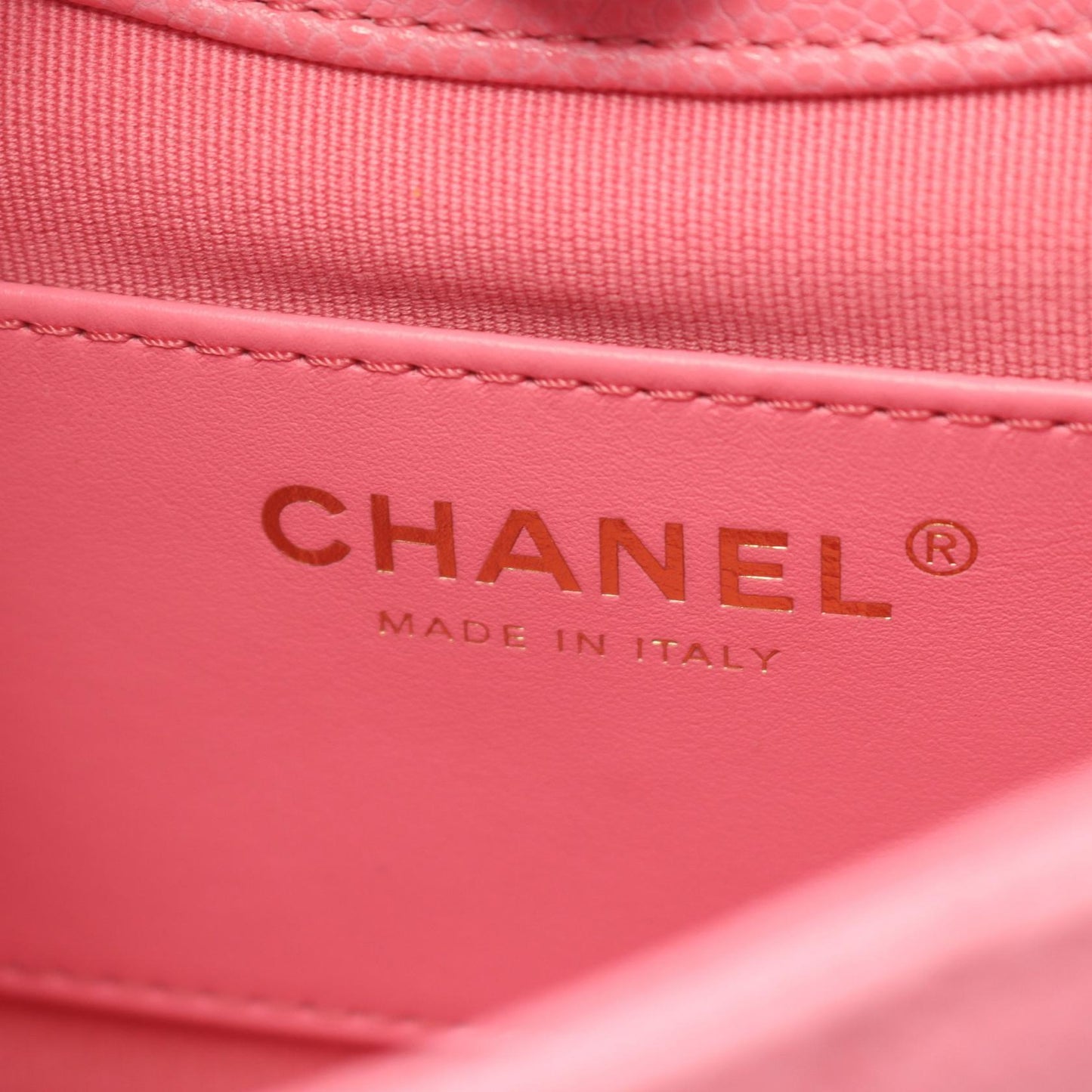 Chanel Matelasse Mini Messenger Caviar Skin Shoulder Bag