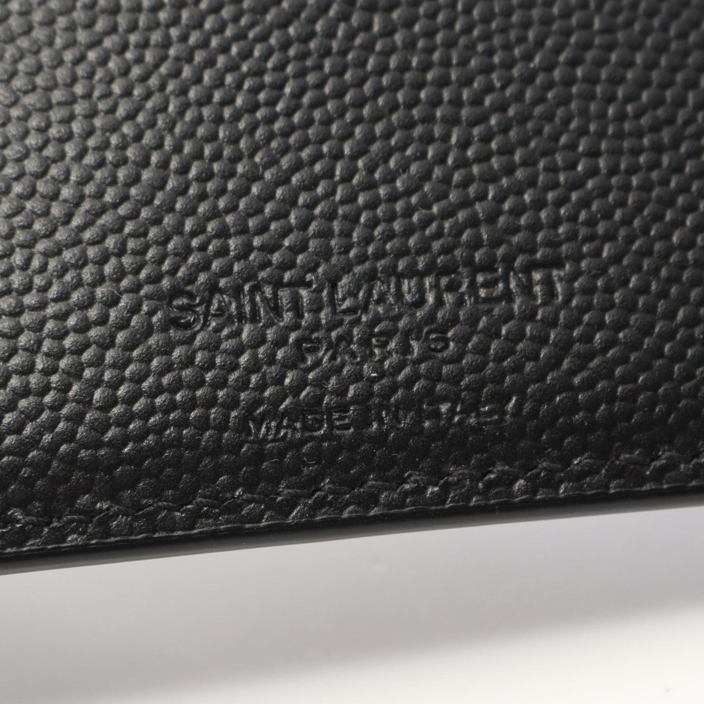 Saint Laurent East West Leather Wallet