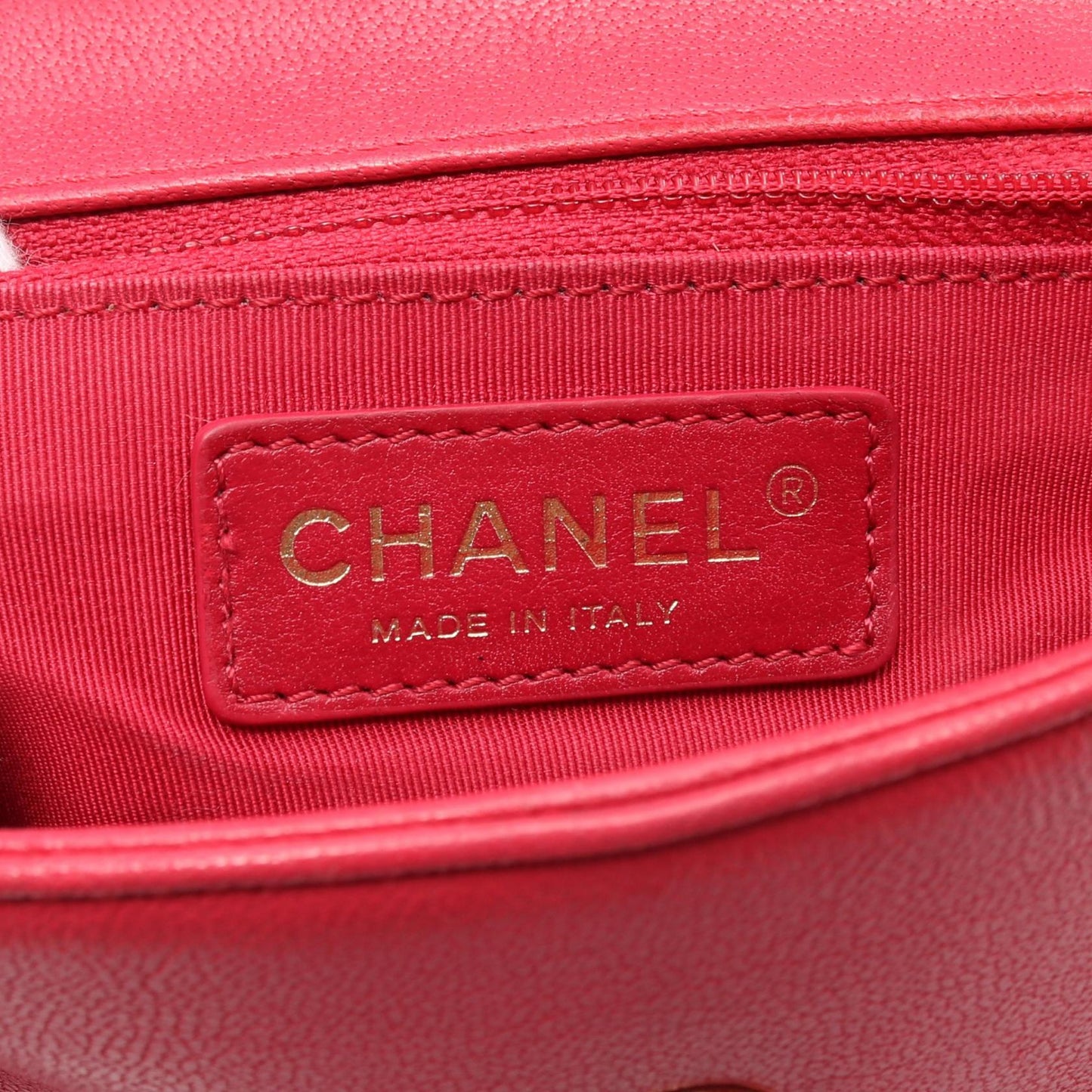 Chanel Mademoiselle Matelasse Leather Shoulder Bag