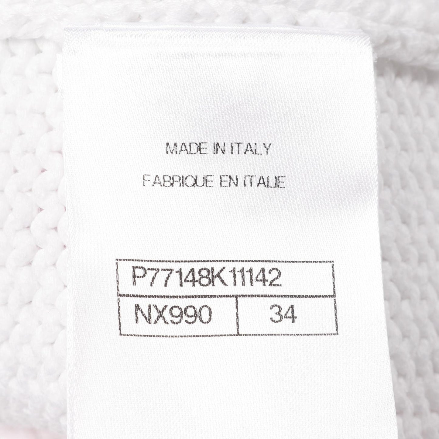 Chanel Coco Mark Button Cotton Nylon Cardigan