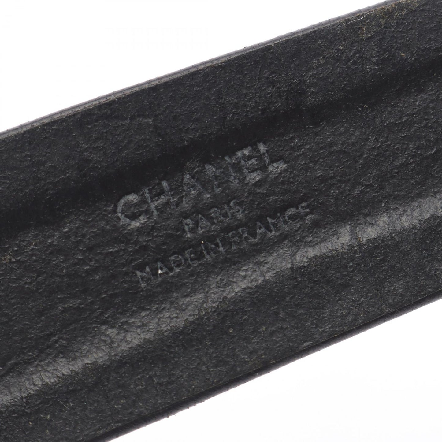 Chanel Coco Mark Leather Tie