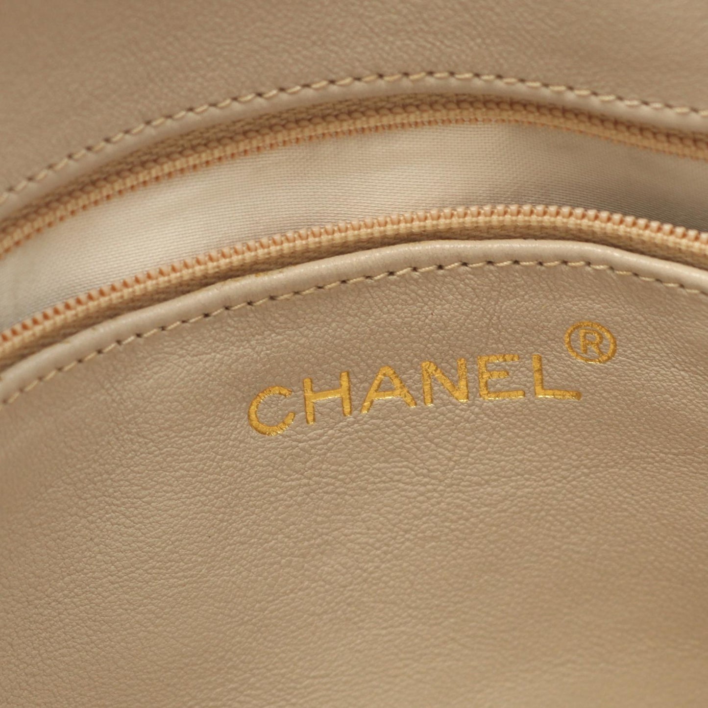 Chanel Coco Mark Diamond Stitch Caviar Skin Shoulder Bag