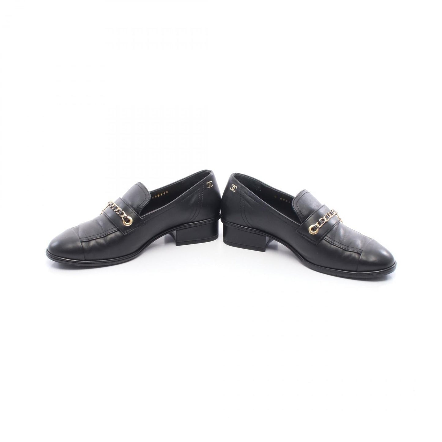 Chanel Coco Mark Leather Loafers