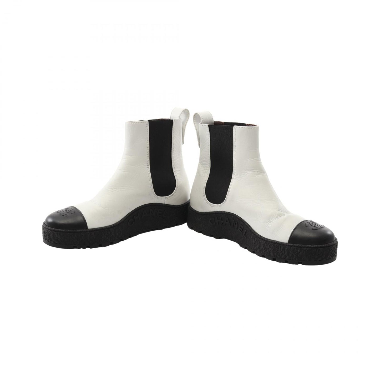 Chanel Coco Mark Leather Boots