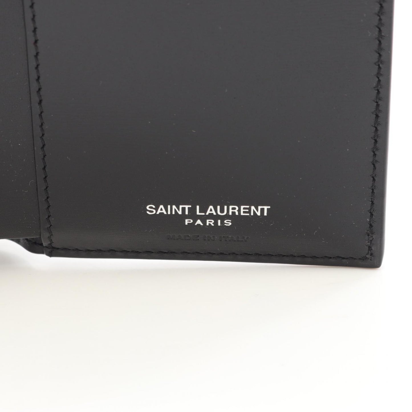 Saint Laurent Paris Cassandra Leather Card Case