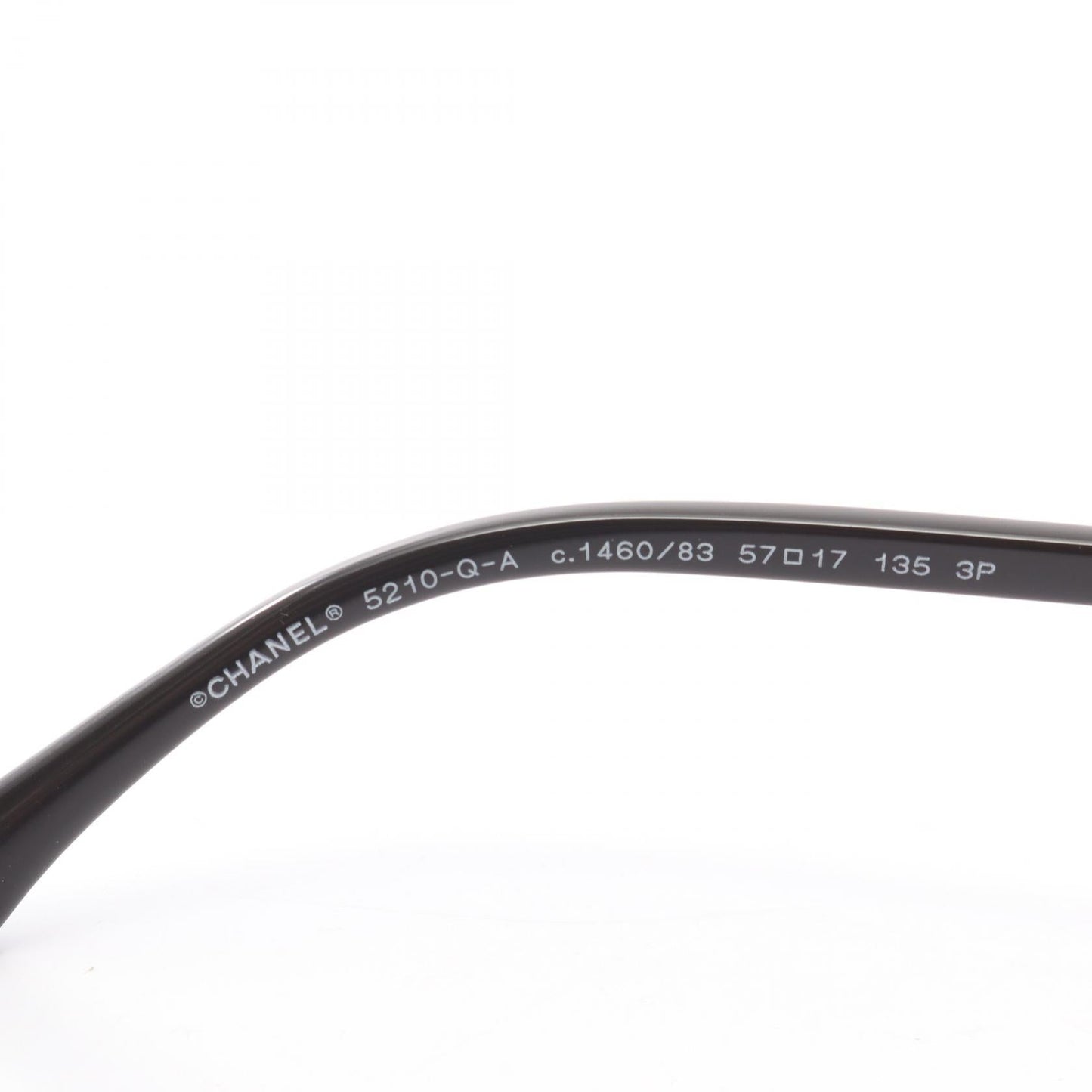 Chanel Coco Mark Leather Sunglasses