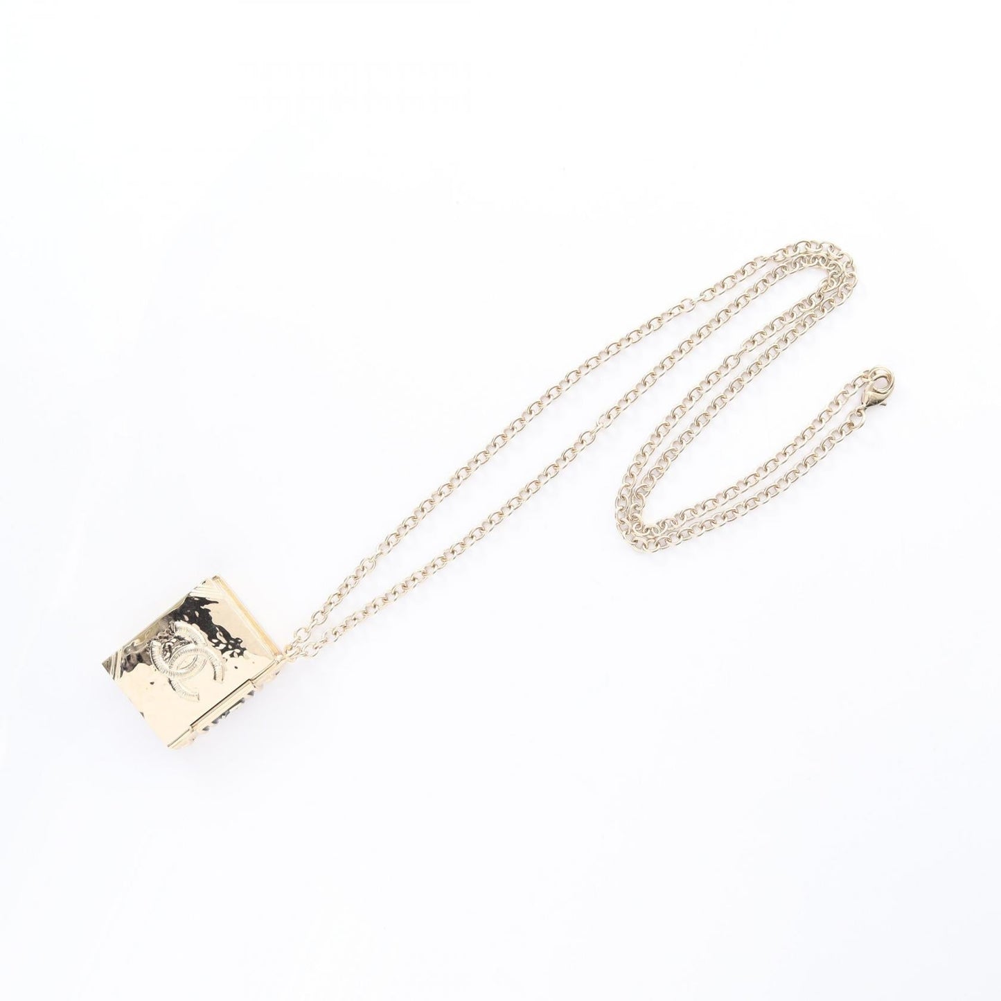 Chanel Coco Mark Book Motif Necklace
