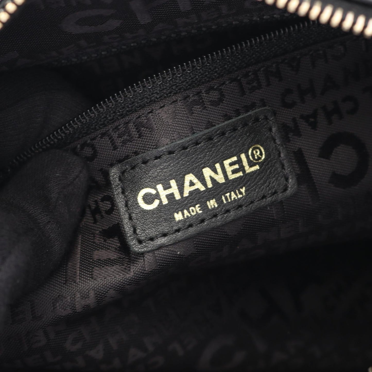 Chanel Choco Bar Lambskin Shoulder Bag
