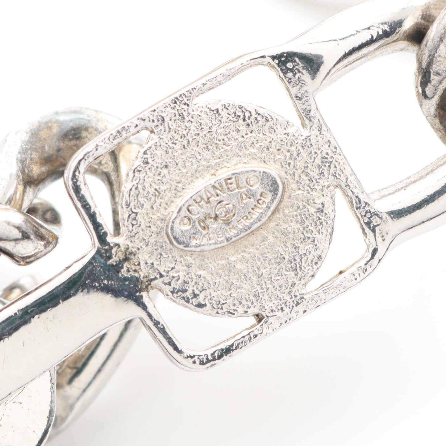 Chanel Coco Mark Metal Faux Pearl Belt