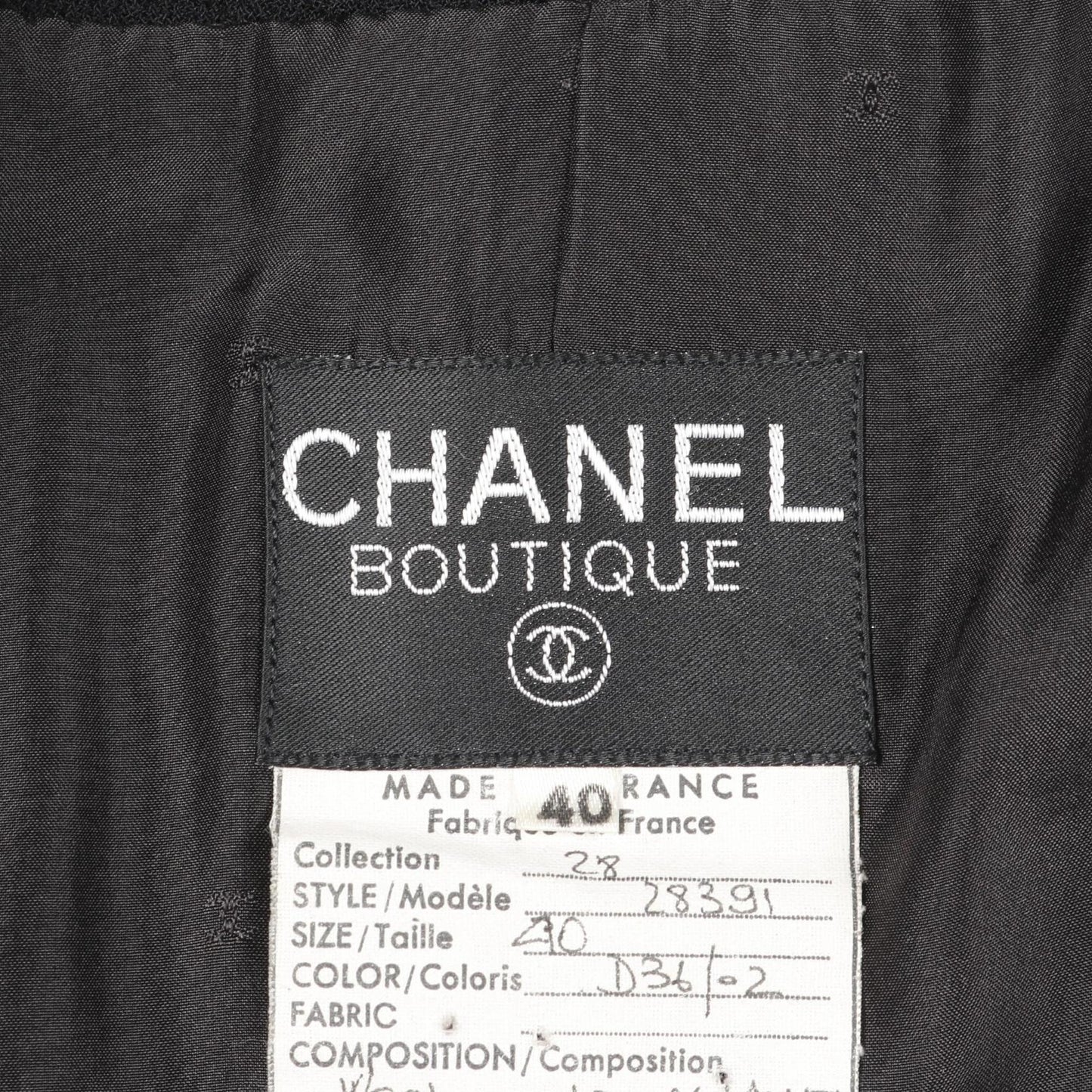Chanel Camellia Button Wool Silk Setup