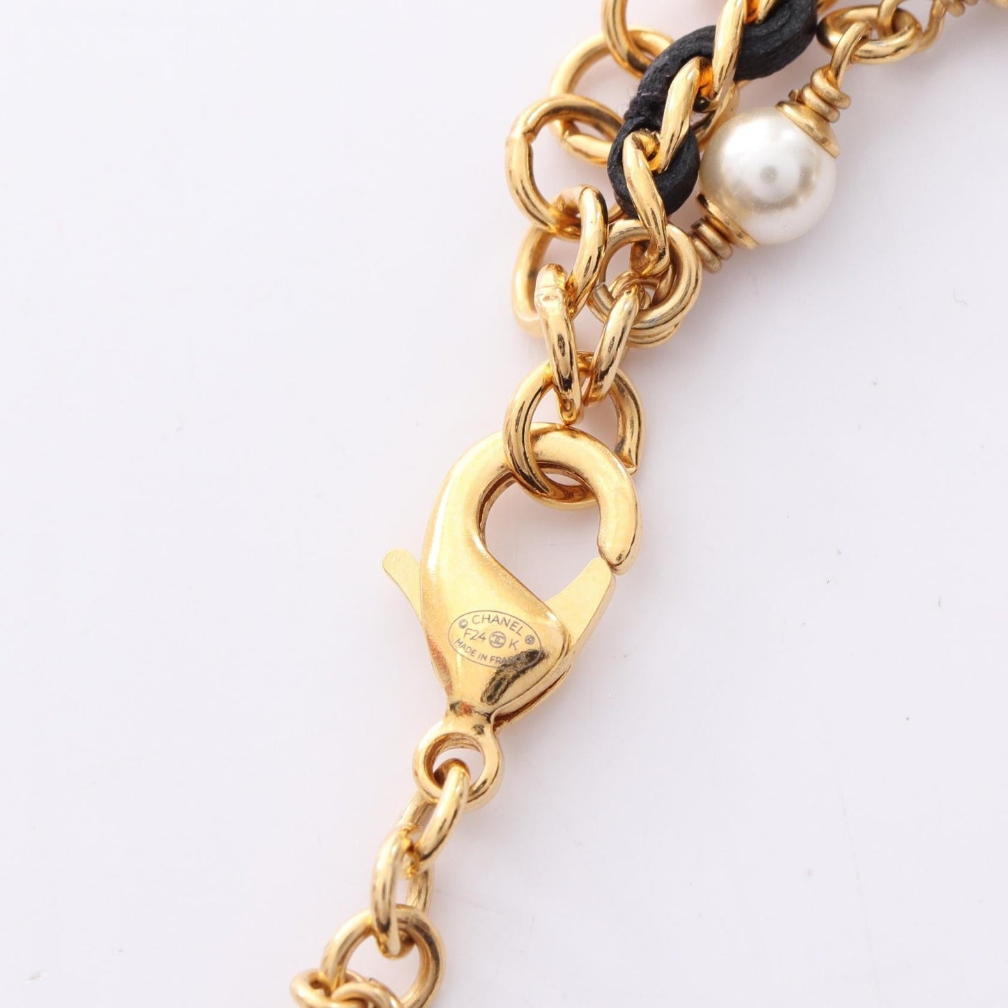 Chanel Coco Mark Faux Pearl Rhinestone Choker