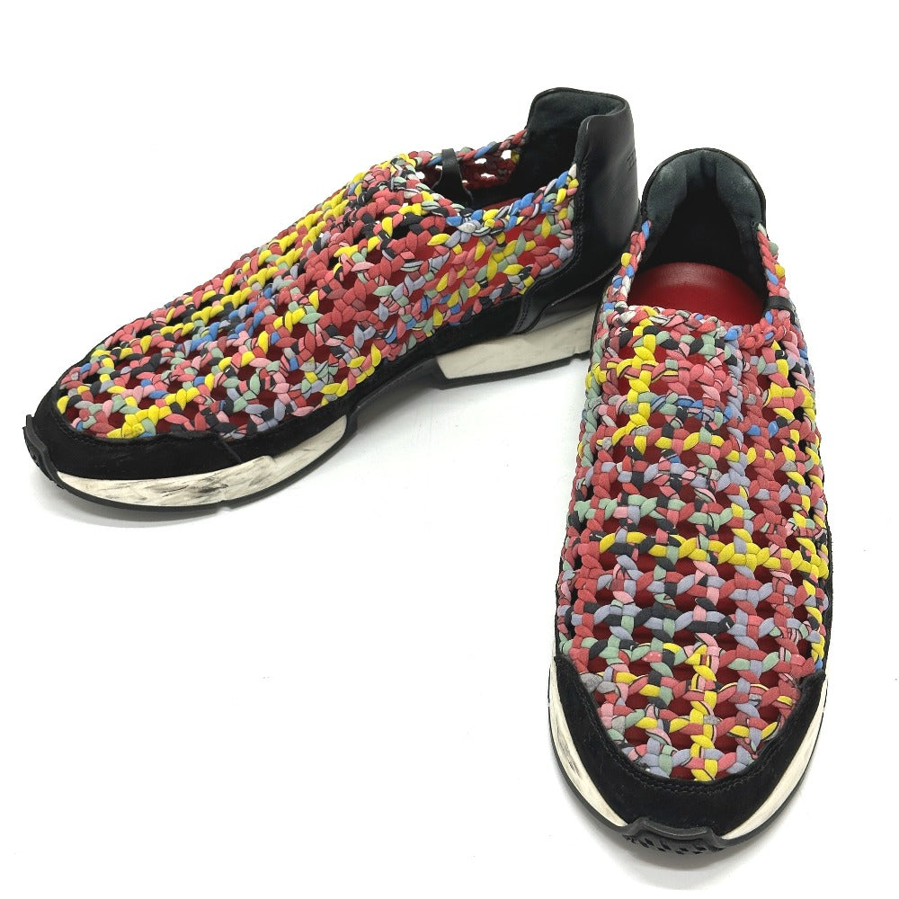 HERMES sneakers leather pink Braid Women 36 d