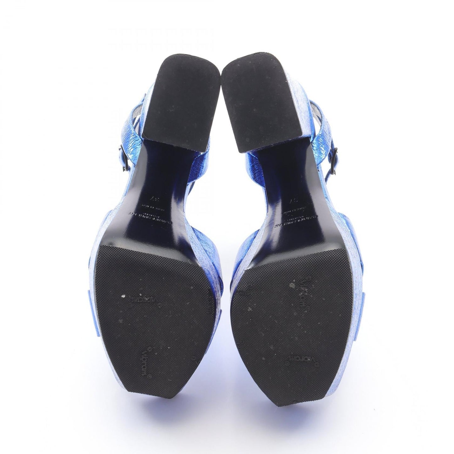 Saint Laurent Paris Leather Sandals