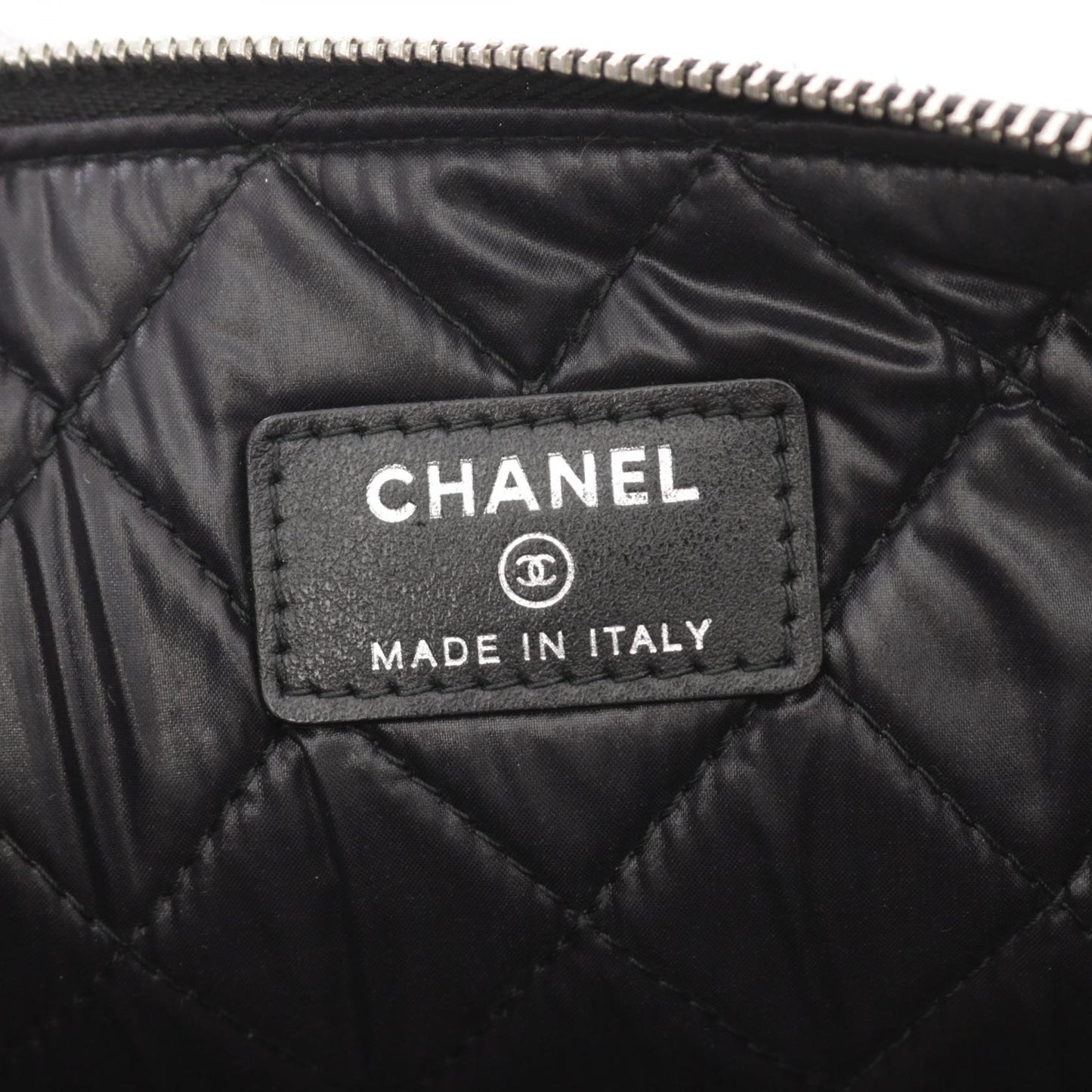 Chanel Deauville Grained Calfskin Clutch Bag