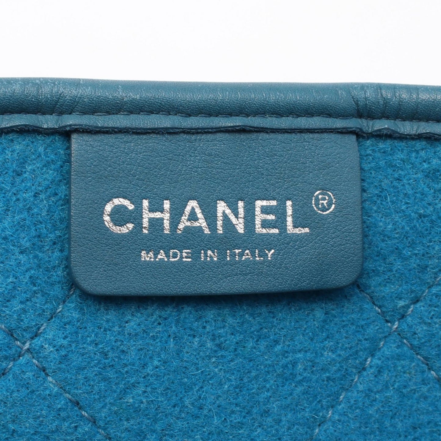 Chanel Matelasse Wool Leather Tote Bag