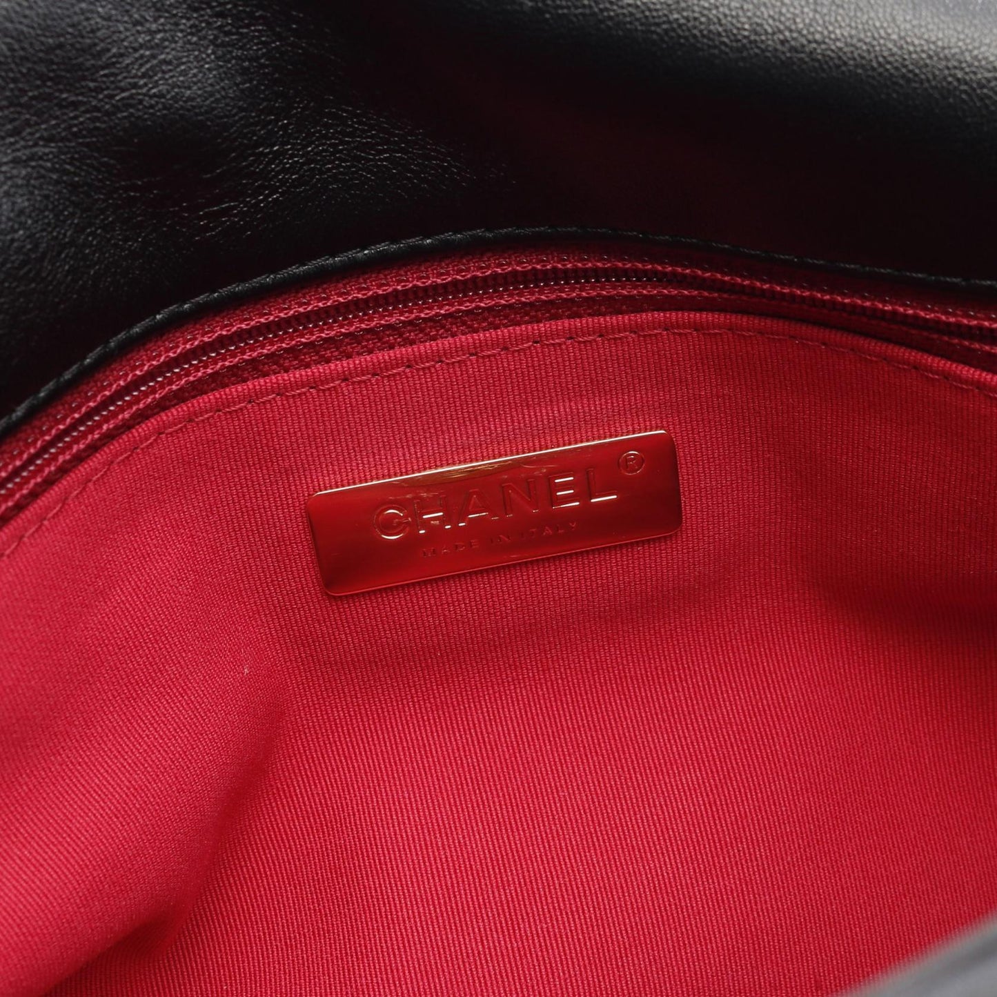 Chanel 19 Deneuf Lambskin Shoulder Bag