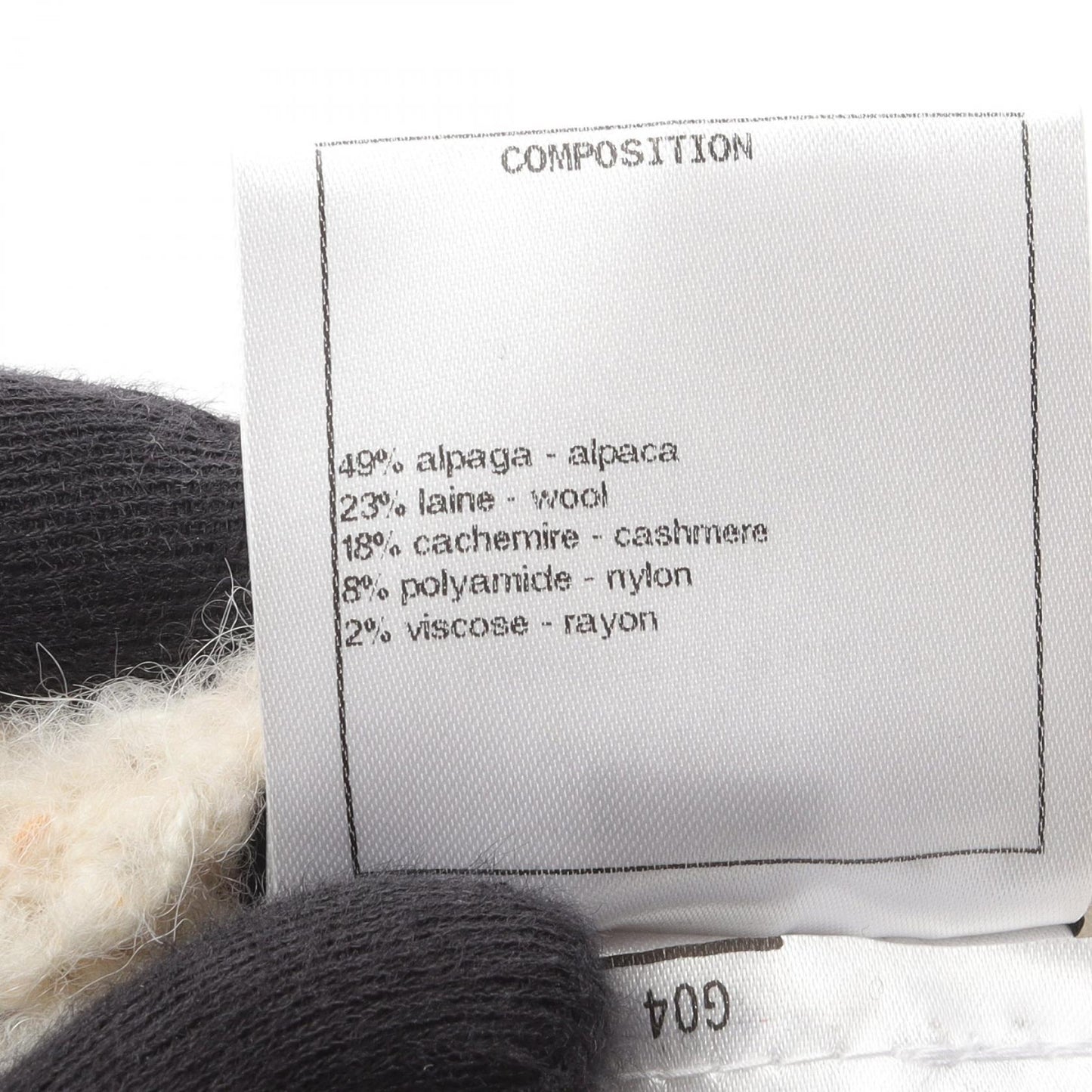 Chanel Coco Mark Wool Alpaca Gloves