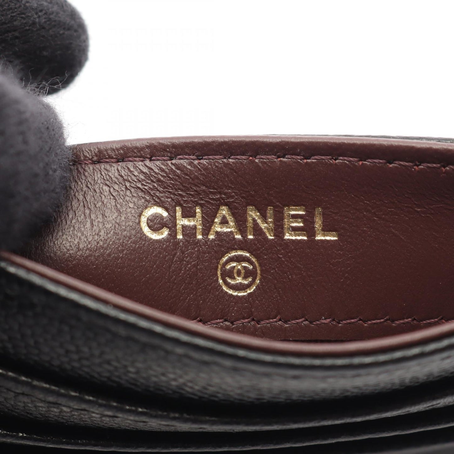 Chanel Matelassé Grained Calfskin Card Case