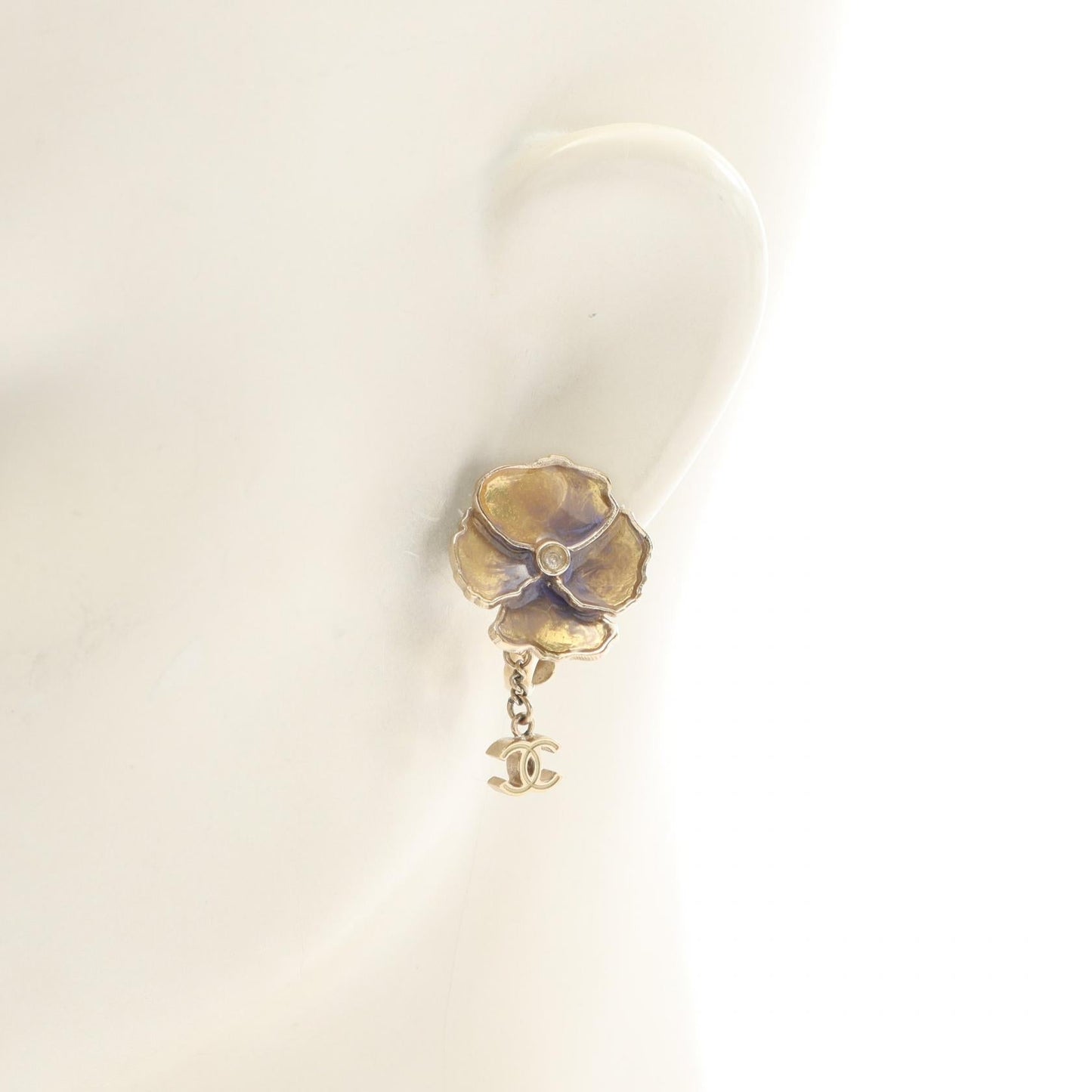 Chanel Camellia Earrings